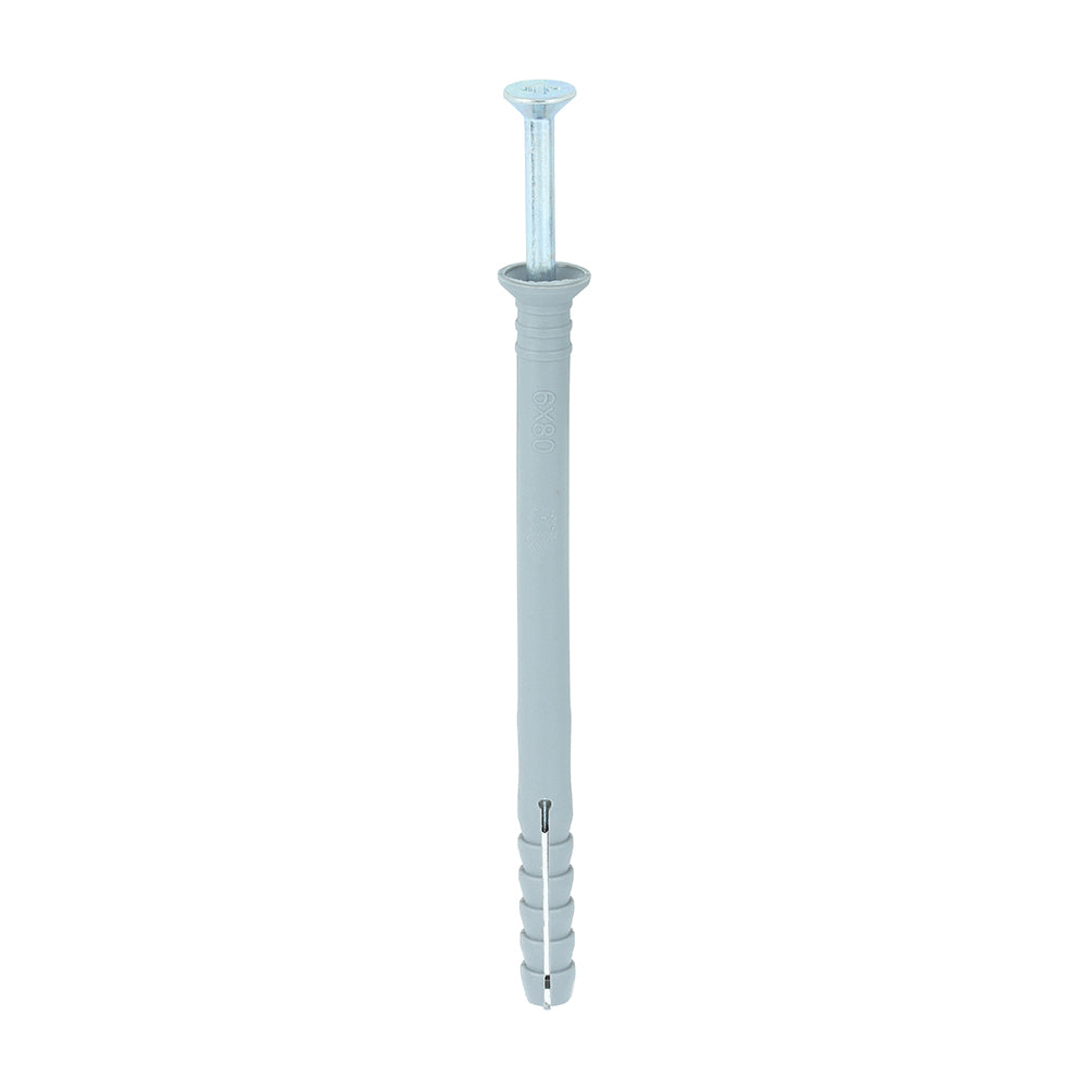TIMCO Nylon Hammer Fixings - 6.0 x 80 - Image