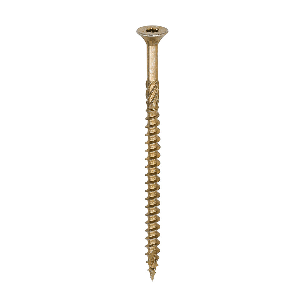 TIMCO C2 Clamp-Fix Multi-Purpose Premium Countersunk Gold Woodscrews - 6.0 x 100 - Image