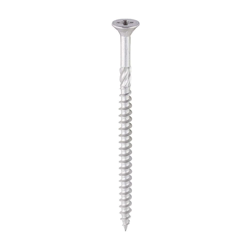 TIMCO C2 Exterior Multi-Purpose Premium Countersunk Silver Woodscrews - 6.0 x 100 - Image