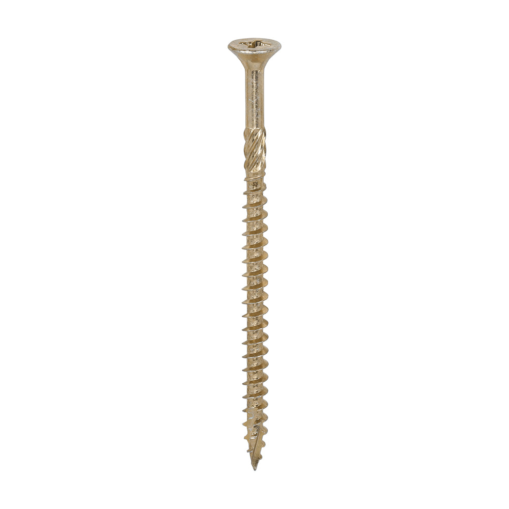 TIMCO C2 Strong-Fix Multi-Purpose Premium Countersunk Gold Woodscrews - 6.0 x 100 - Image