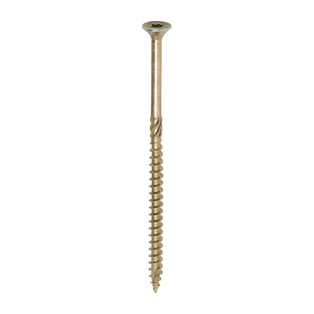 TIMCO C2 Clamp-Fix Multi-Purpose Premium Countersunk Gold Woodscrews - 6.0 x 120 - Image