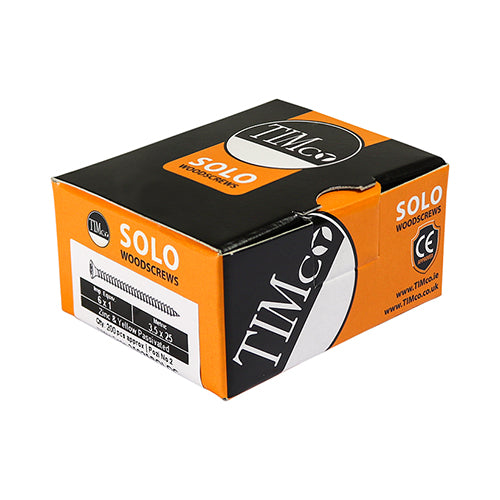 TIMCO Solo Countersunk Gold Woodscrews - 6.0 x 200 - Image