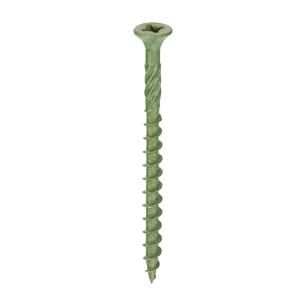 TIMCO Decking Screws Countersunk Exterior Green - 4.5 x 60 - Image