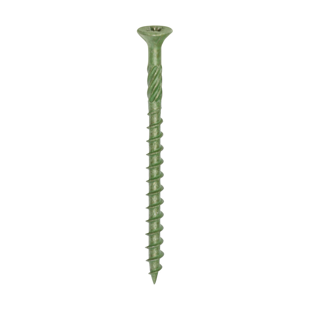 TIMCO Decking Screws Countersunk Exterior Green - 4.5 x 60 - Image