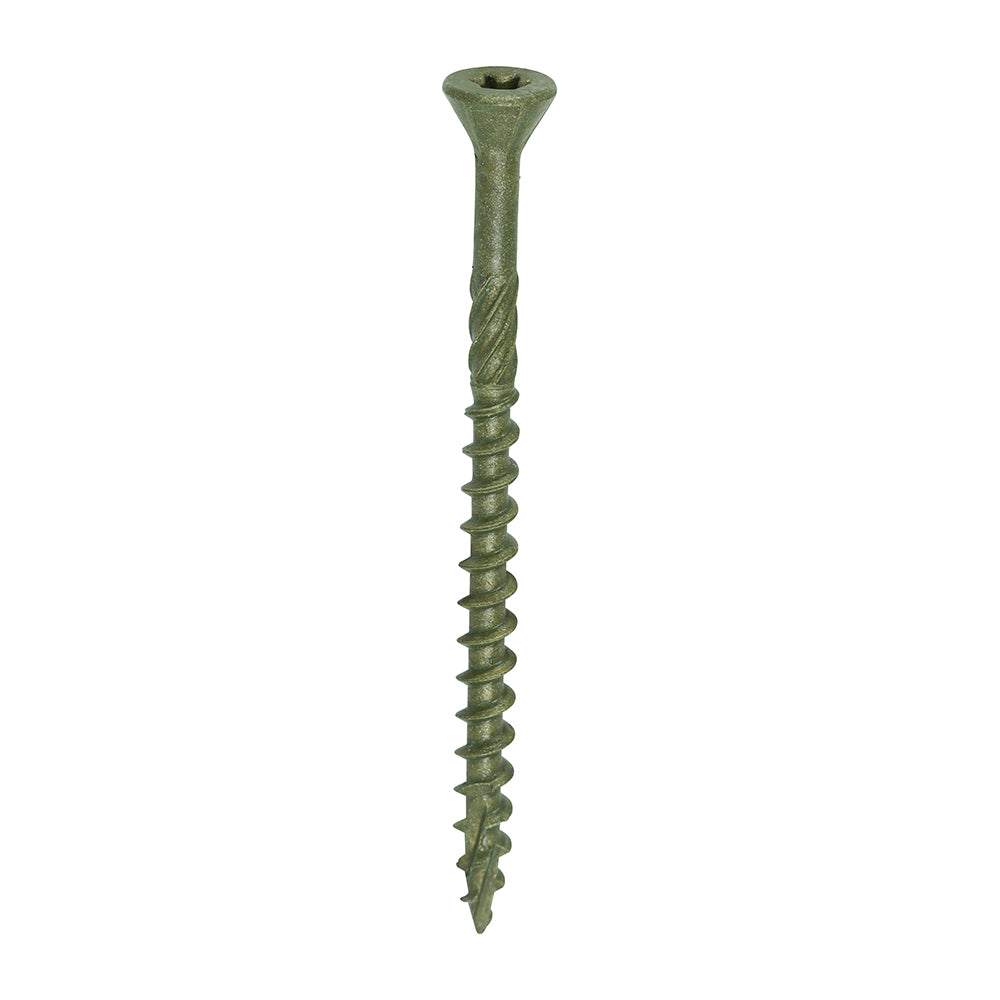 TIMCO C2 Deck-Fix Premium Countersunk Green Decking Screws - 4.5 x 65 - Image