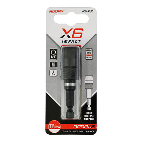 TIMCO X6 Impact QuickRelease Adaptor - 65mm - Image