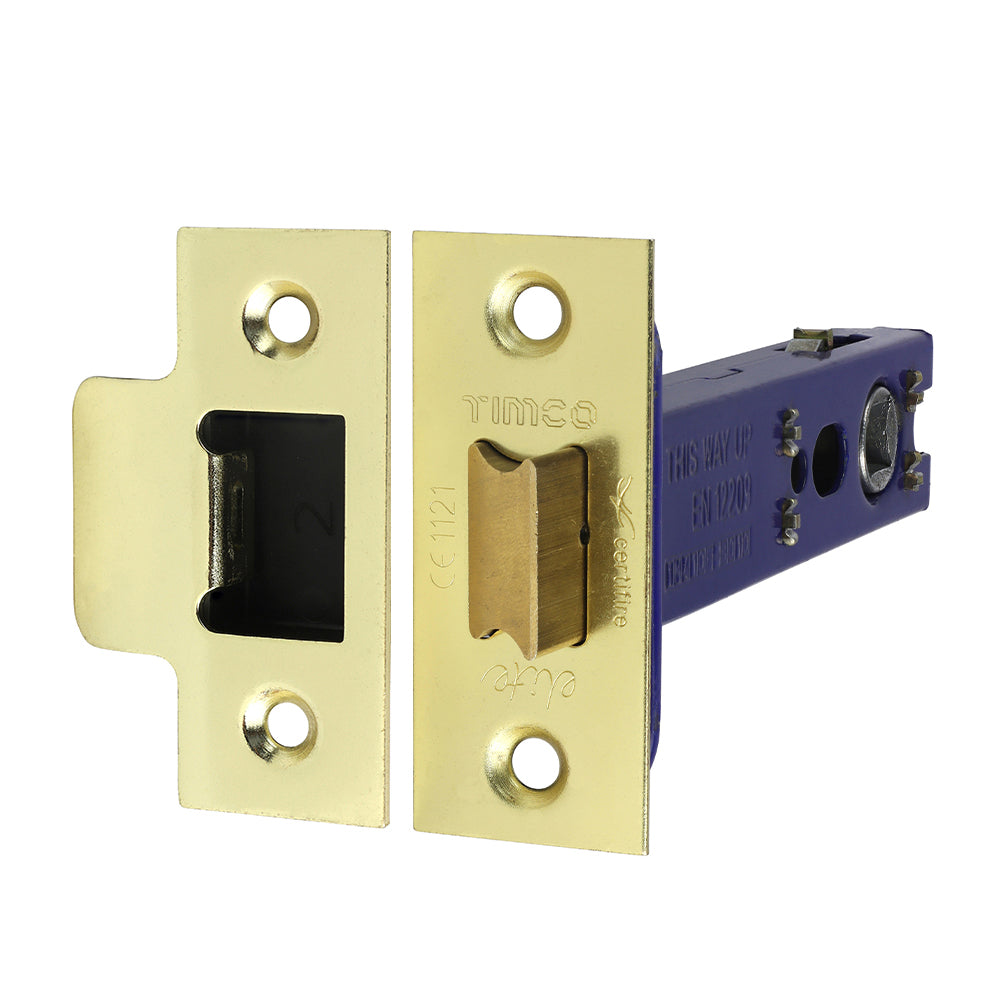 TIMCO Architectural Tubular Latch Electro Brass & Satin Nickel - 103mm - Image
