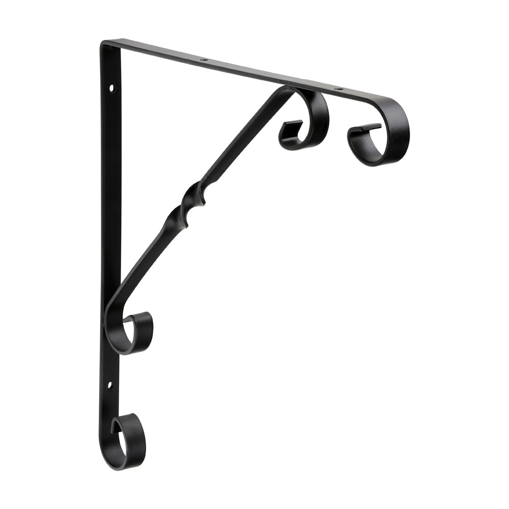 TIMCO Scroll Bracket - Black - 10 x 10" - Image