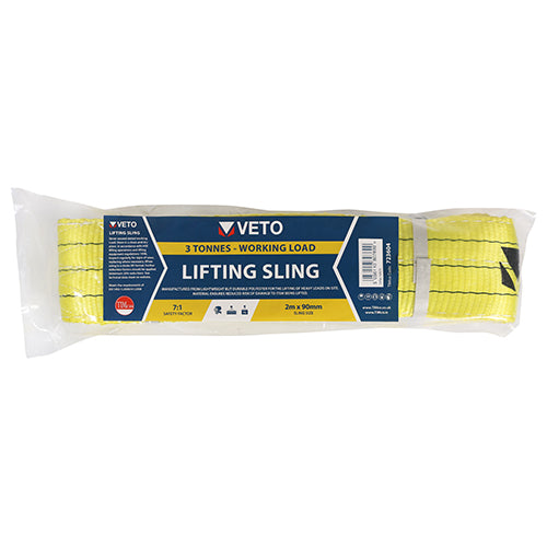 TIMCO Lifting Sling 3000 kg / 3 Tonnes - 2m x 90mm - Image
