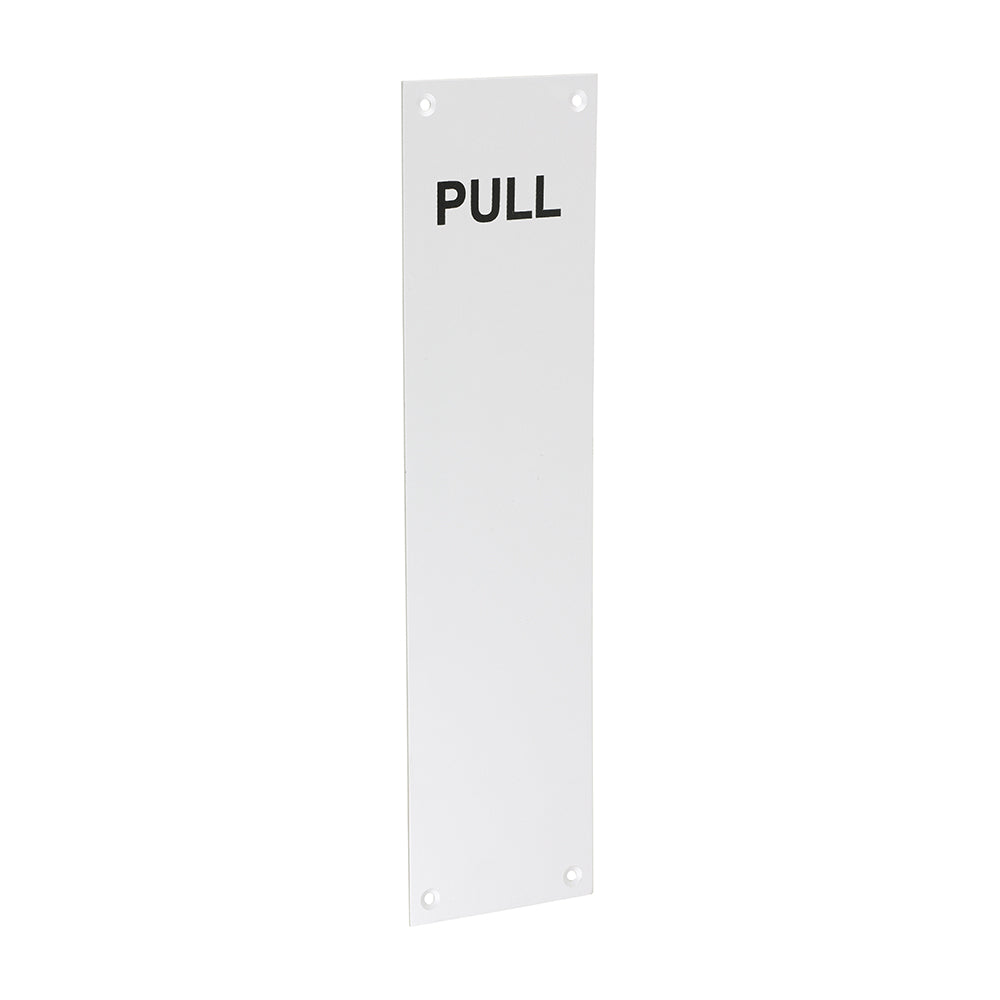 TIMCO Finger Plate PULL - Satin Anodised Aluminium - 305 x 76 - Image