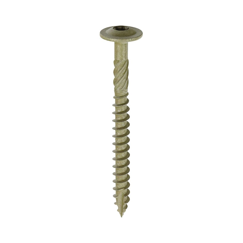 TIMCO Wafer Head Exterior Green Timber Screws - 6.7 x 75 - Image