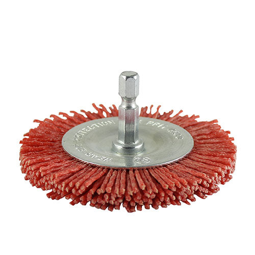 TIMCO Drill Wheel Brush Nylon - 75mm - Image