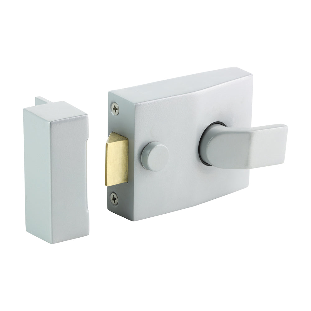 TIMCO Nightlatch - Silver - 94 x 73mm - Image