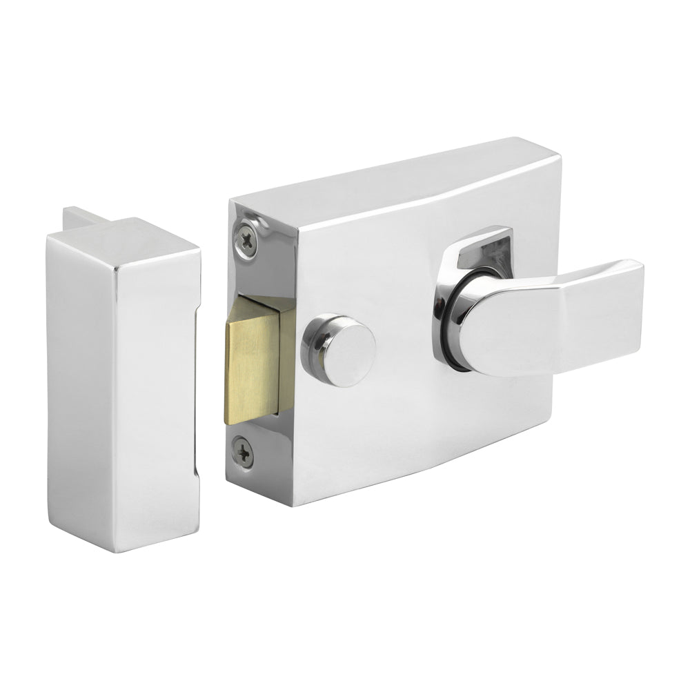 TIMCO Nightlatch - Chrome - 94 x 73mm - Image