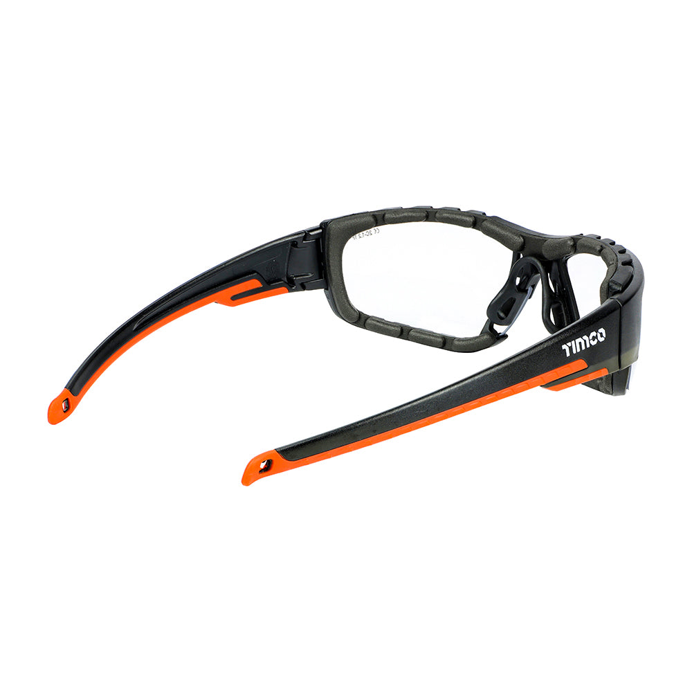 TIMCO Sport Style Safety Glasses Clear - One Size - Image