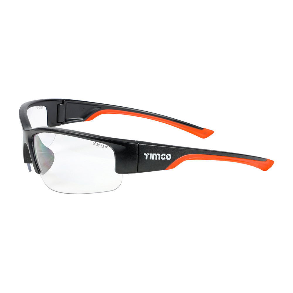 TIMCO Premium Safety Glasses Clear - One Size - Image
