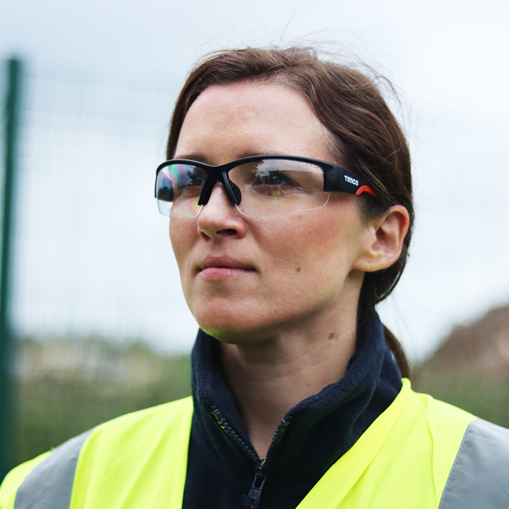TIMCO Premium Safety Glasses Clear - One Size - Image
