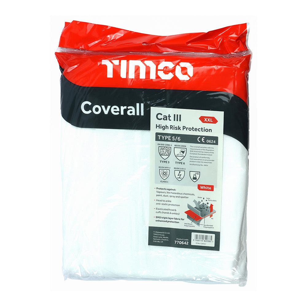 TIMCO Type 5/6 Coverall - XX Large - Image