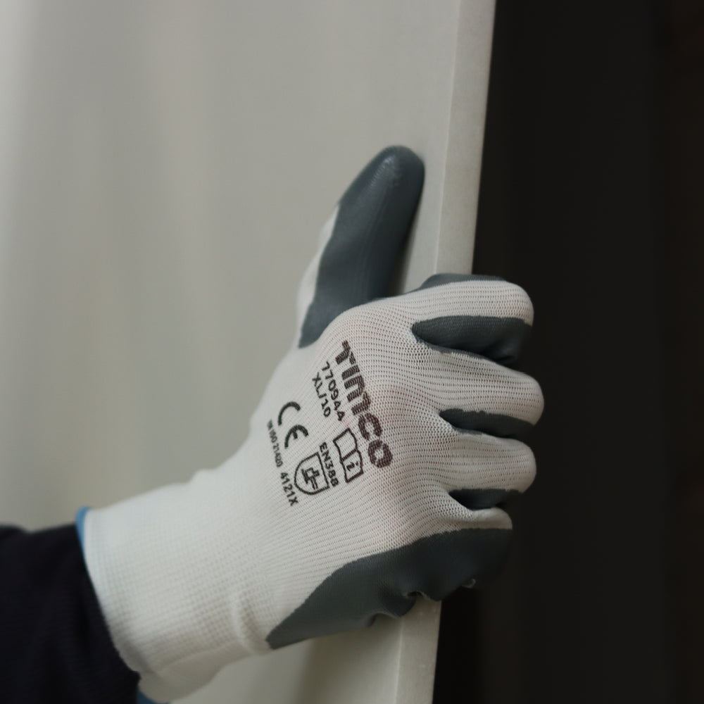 TIMCO Secure Grip Smooth Nitrile Foam Coated Polyester Gloves - Medium - Image