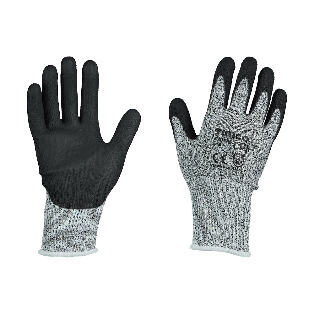 TIMCO High Cut PU Coated HPPE Fibre with Glass Fibre Gloves - Medium - Image