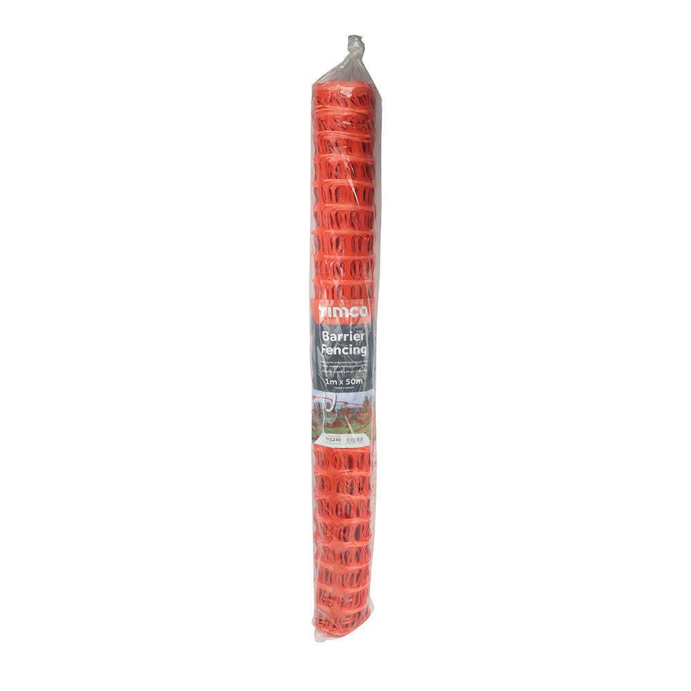 TIMCO Barrier Fencing Orange - 1m x 50m - Image