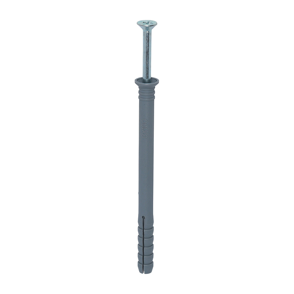 TIMCO Nylon Hammer Fixings - 8.0 x 100 - Image