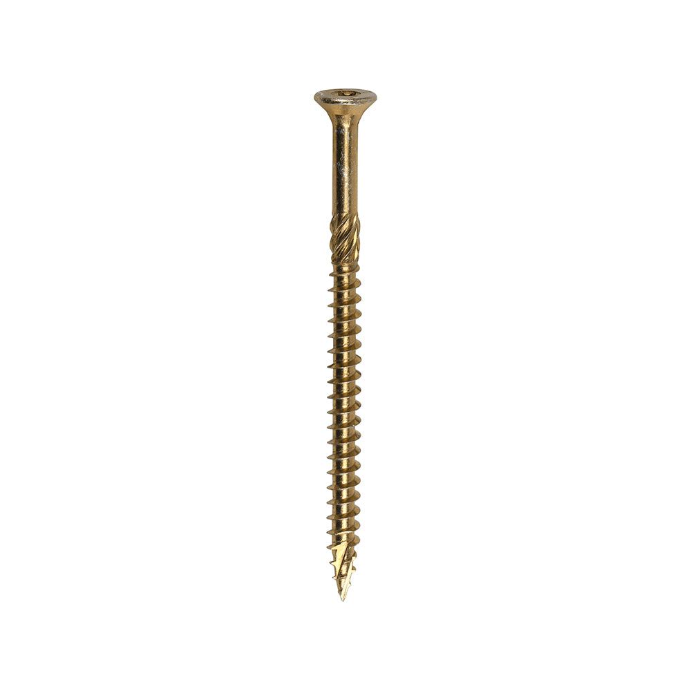 TIMCO C2 Clamp-Fix Multi-Purpose Premium Countersunk Gold Woodscrews - 8.0 x 120 - Image