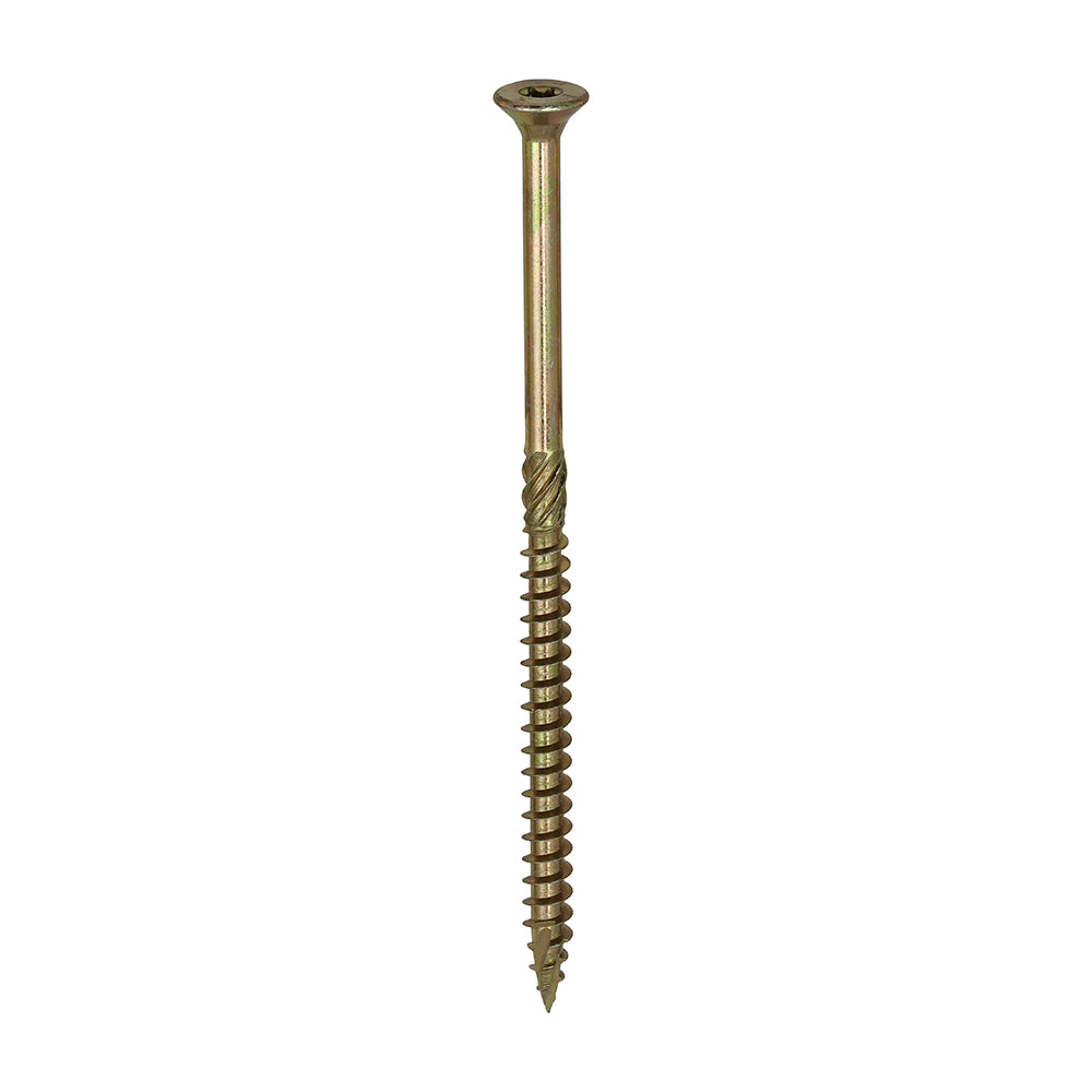 TIMCO C2 Clamp-Fix Multi-Purpose Premium Countersunk Gold Woodscrews - 8.0 x 150 - Image