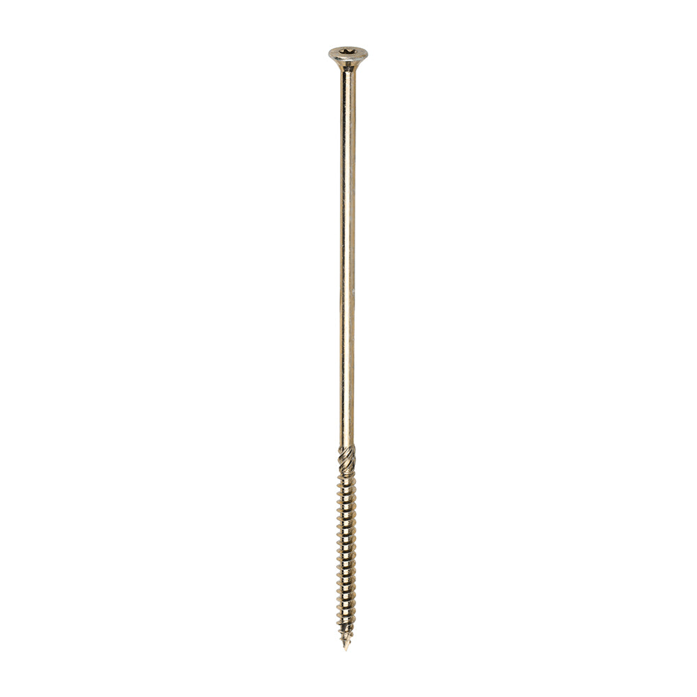 TIMCO C2 Clamp-Fix Multi-Purpose Premium Countersunk Gold Woodscrews - 8.0 x 250 - Image