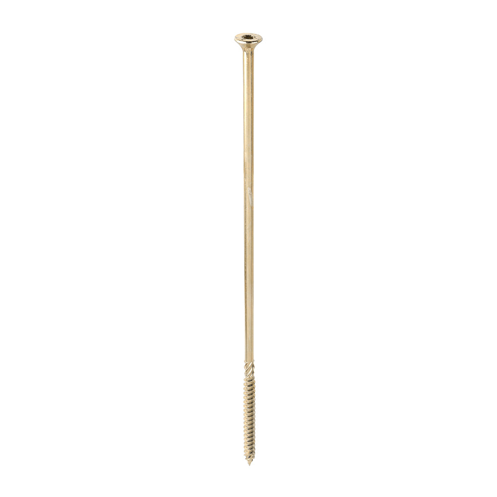 TIMCO C2 Clamp-Fix Multi-Purpose Premium Countersunk Gold Woodscrews - 8.0 x 300 - Image