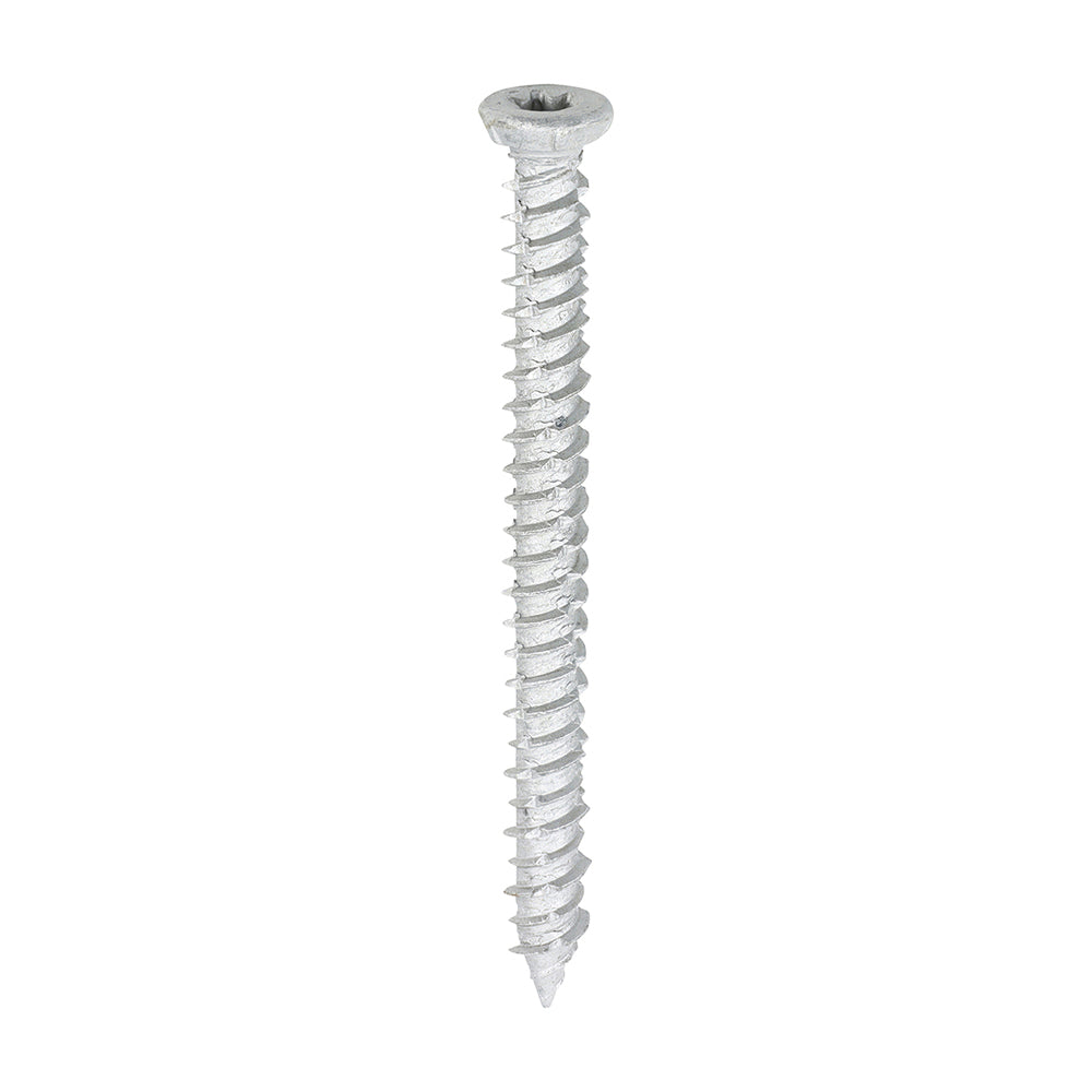 TIMCO Concrete Screws Flat Countersunk Exterior Silver - 7.5 x 80 - Image