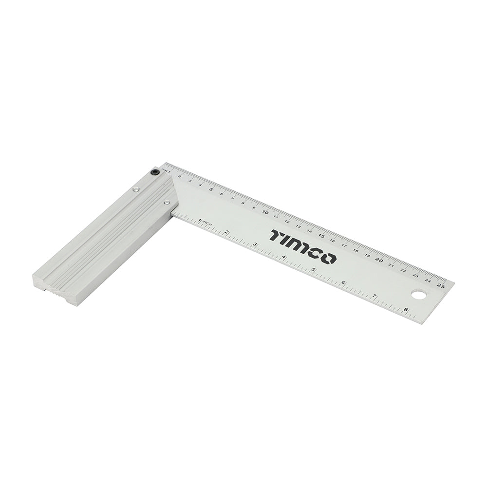 TIMCO Try Square, Engineers Precision Square, Carpentry Square - 10" / 250mm - Image