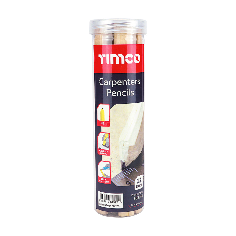 TIMCO Carpenters Pencils - 180mm - Image
