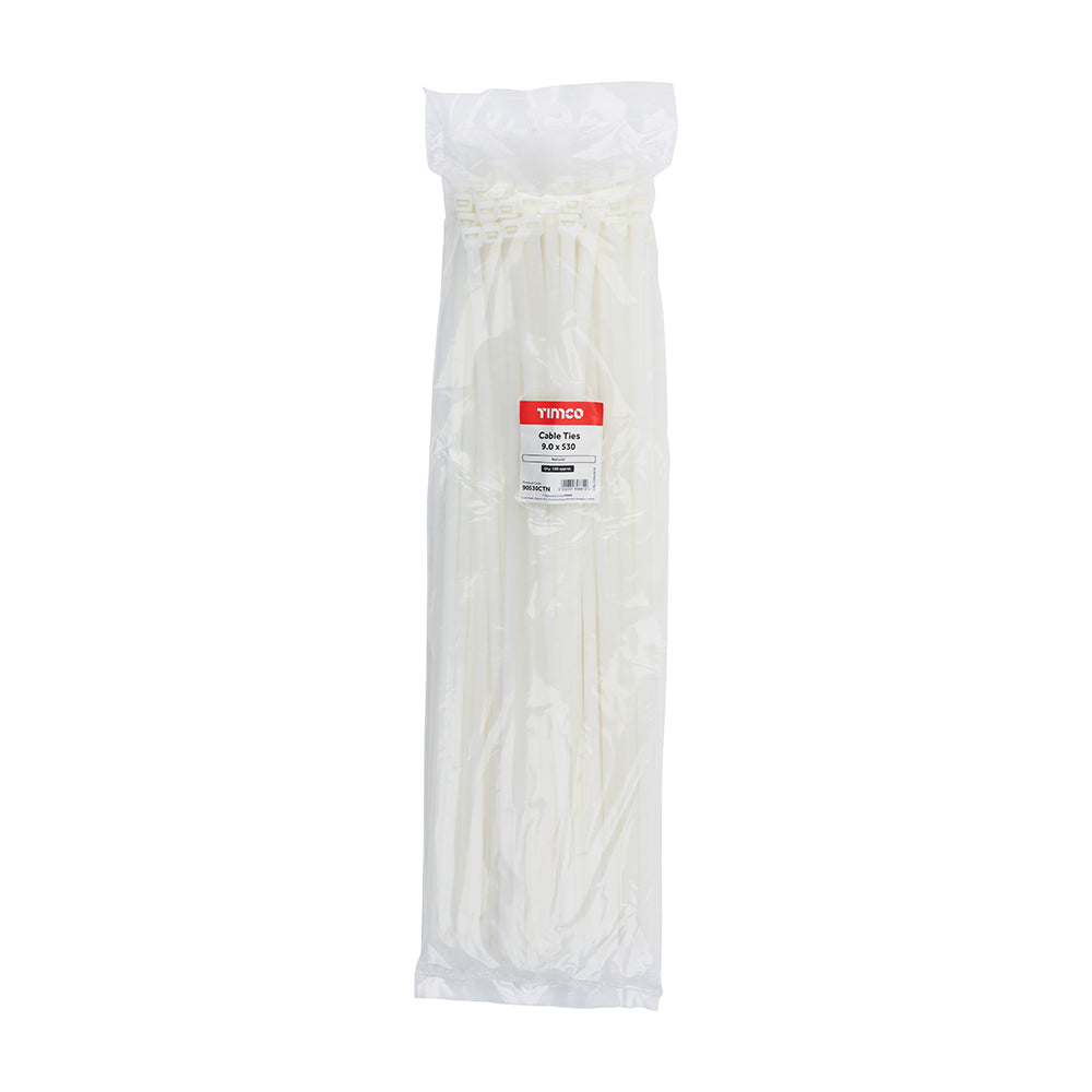 TIMCO Cable Ties Natural - 9.0 x 530 - Image