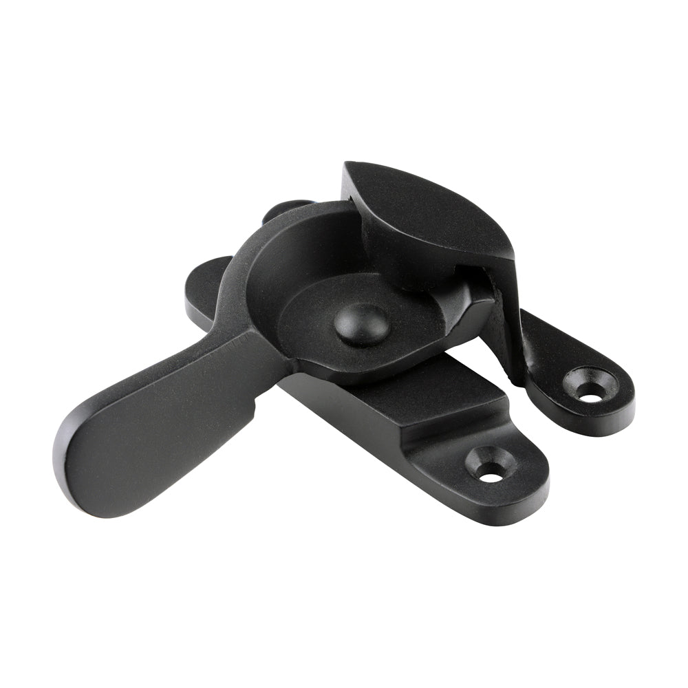 TIMCO Fitch Pattern Sash Fastener - Matt Black - 68 x 14mm - Image
