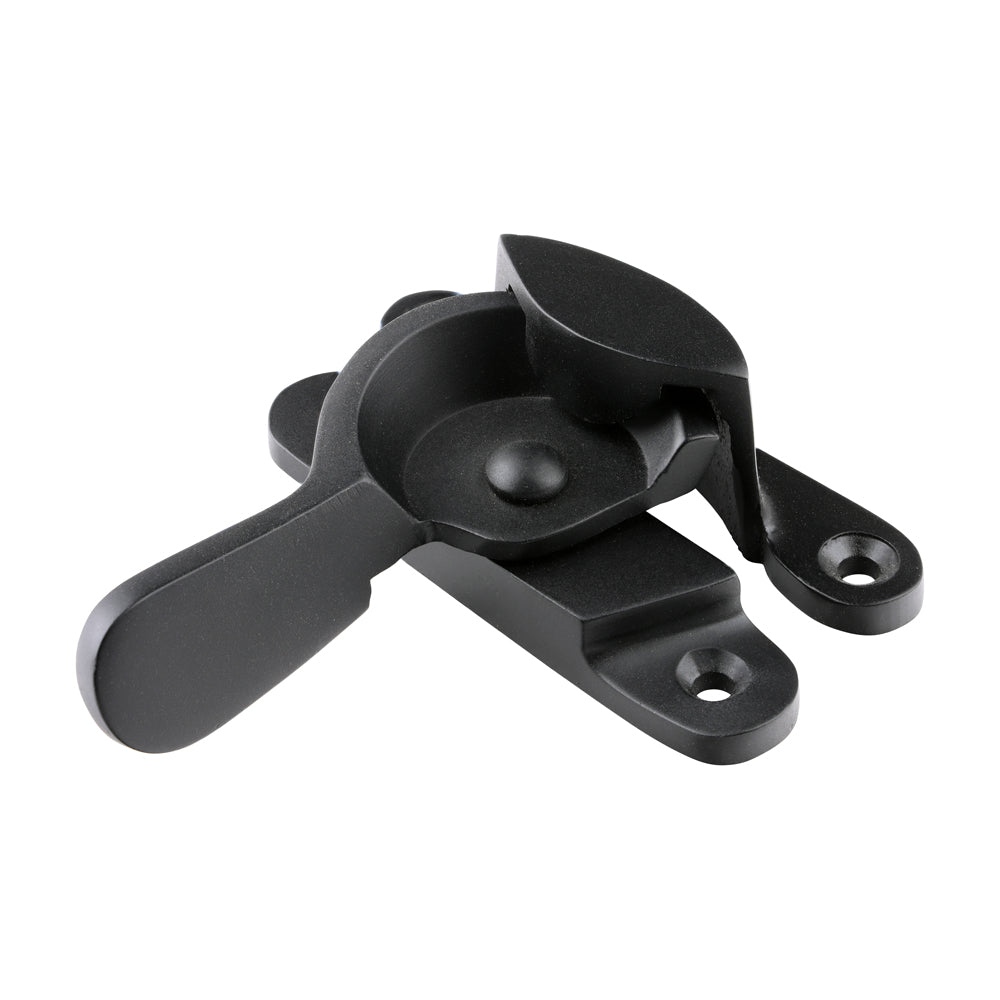 TIMCO Fitch Pattern Sash Fastener - Matt Black - 68 x 14mm - Image