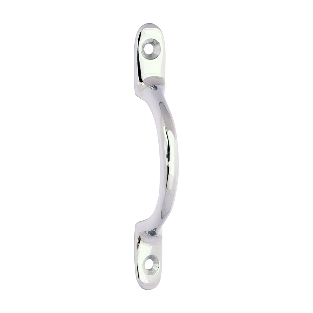 TIMCO Traditional Pattern Sash Pull Handle - Polished Chrome - 100mm - Image