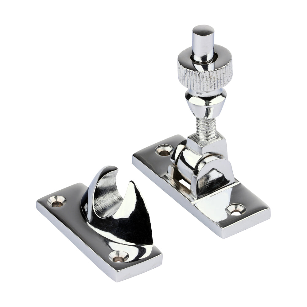 TIMCO Brighton Pattern Sash Fastener - Polished Chrome - 57 x 22mm - Image