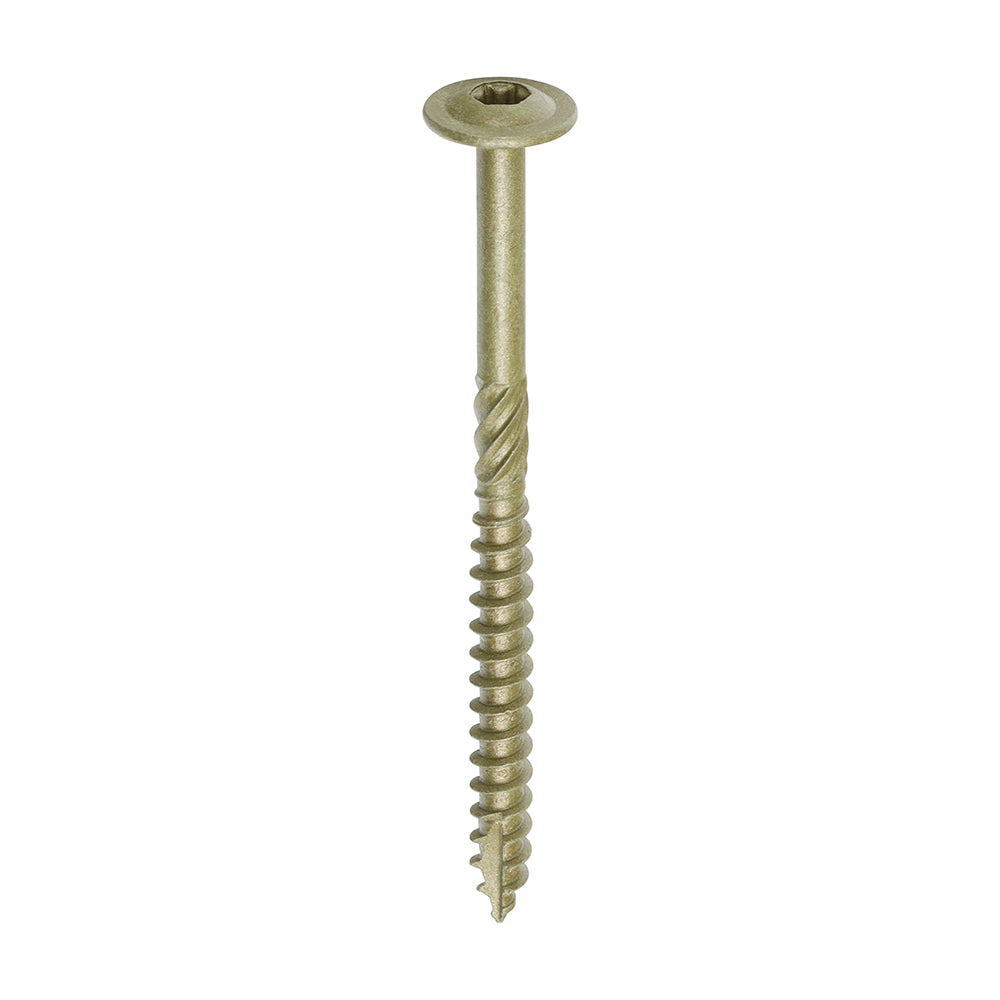 TIMCO Wafer Head Exterior Green Timber Screws - 6.7 x 95 - Image