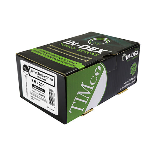 TIMCO Wafer Head Exterior Green Timber Screws - 6.7 x 95 - Image