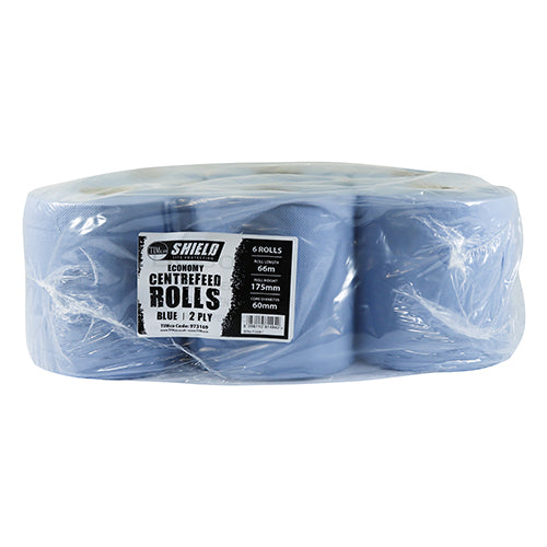 TIMCO Centrefeed Rolls - Blue - Economy - 60m x 175mm - Image