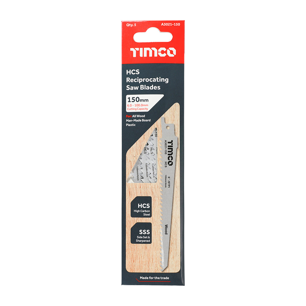 TIMCO Reciprocating Saw Blades Wood Cutting High Carbon Steel - S644D - Image
