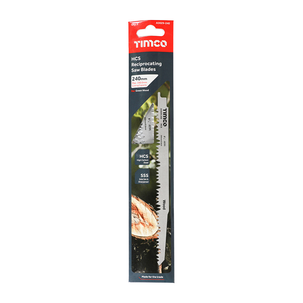 TIMCO Reciprocating Saw Blades Wood Cutting High Carbon Steel - S1531L - Image