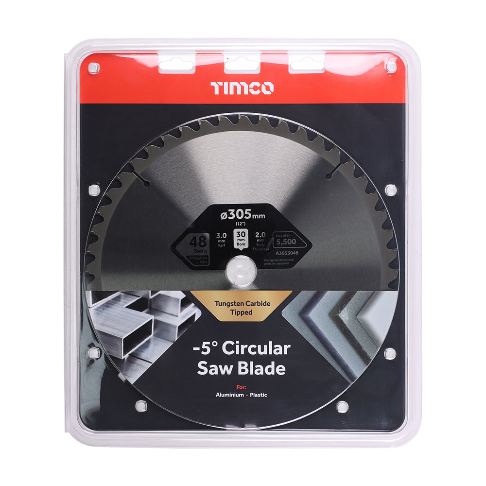 TIMCO -5° Circular Saw Blade - 305 x 30 x 48T - Image