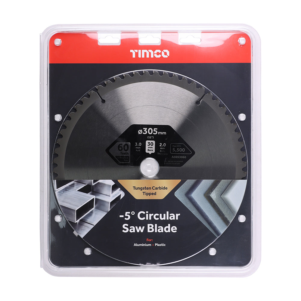 TIMCO -5° Circular Saw Blade - 305 x 30 x 60T - Image