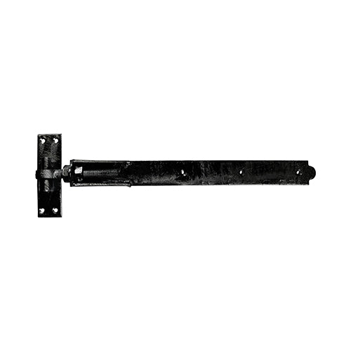 TIMCO Adjustable Band & Hook on Plates Hinges Black - 350mm - Image
