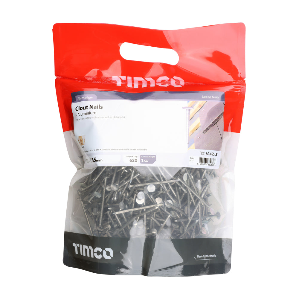 TIMCO Clout Nails Aluminium - 65 x 3.35 - Image