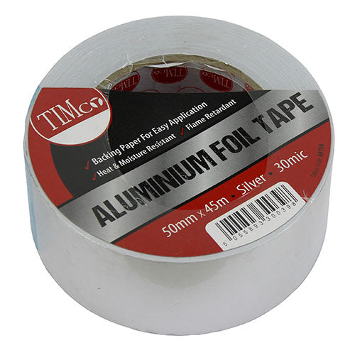 TIMCO Aluminium Foil Tape - 45m x 50mm - Image