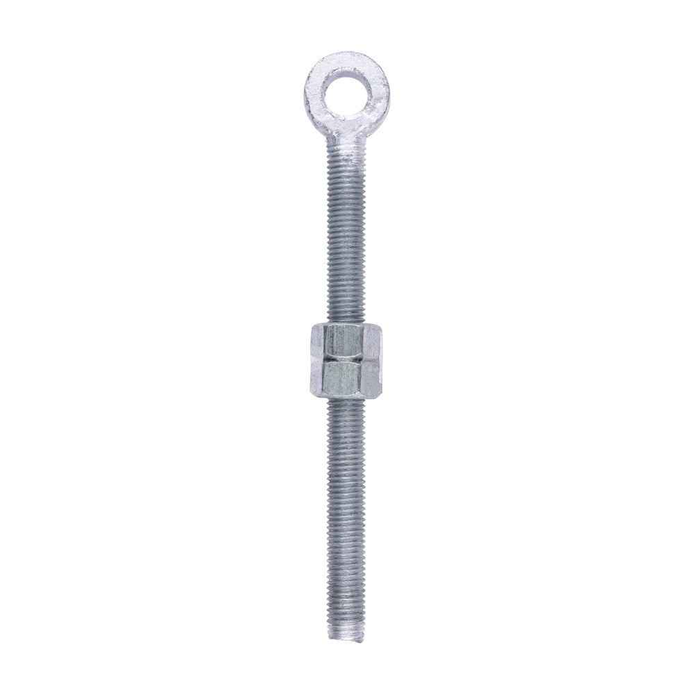 TIMCO Adjustable Gate Hinge Eye with Nuts Hot Dipped Galvanised - M19 x 250 - Image