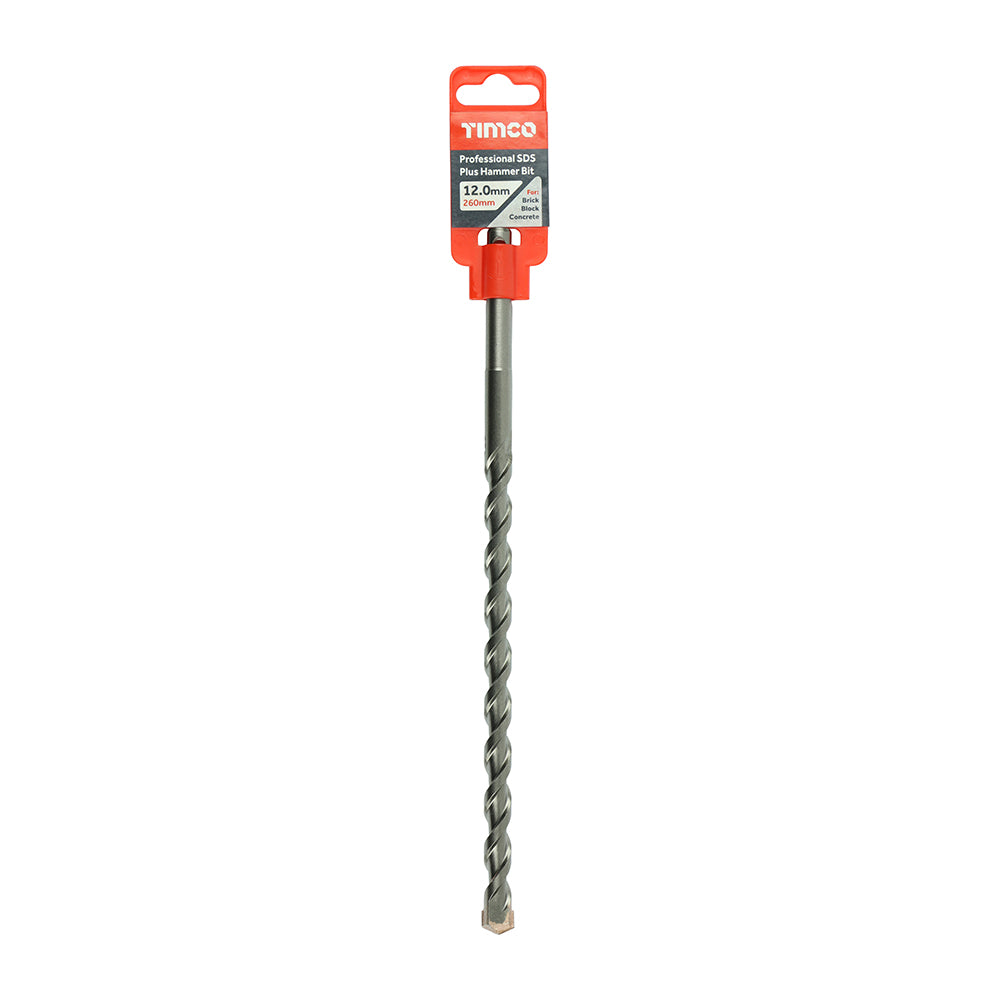 TIMCO Professional SDS Plus Hammer Bits (PGM) - 12.0 x 260 - Image